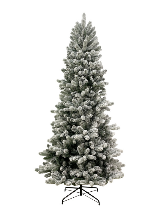 Kunstig juletre med snø 210 cm